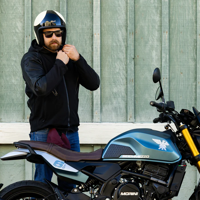 Шлем Biltwell BONANZA - 3/4 цвет - винтажный белый с черным - размер M - 0101-3171, 1001-559-203