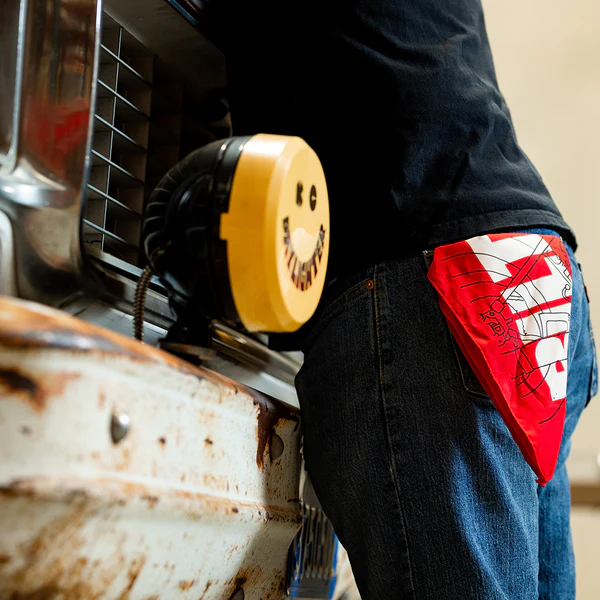 Бандана Biltwell Pan Red - красный - 8606-65