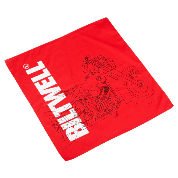 Бандана Biltwell Pan Red - красный - 8606-65