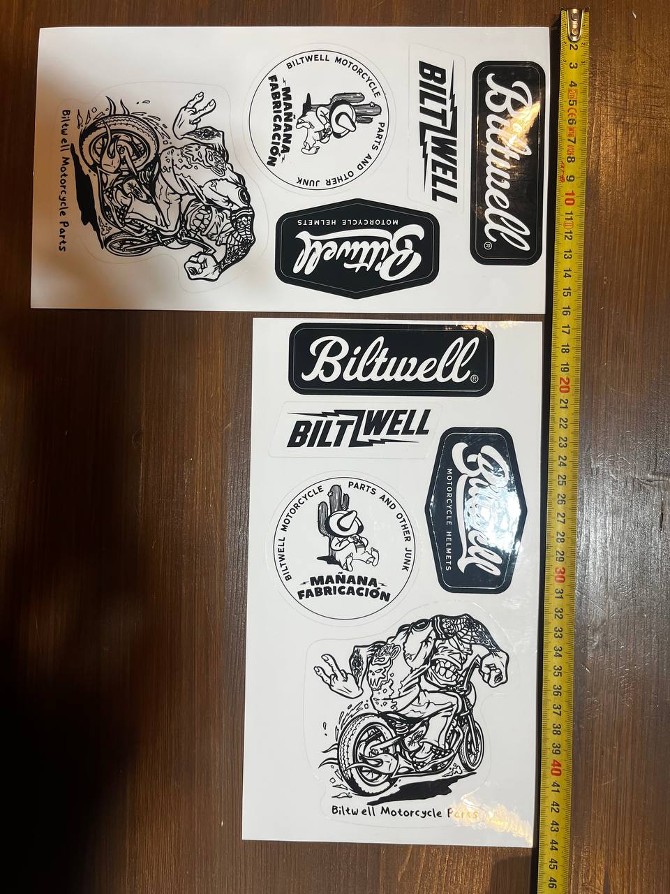 Наклейки The Biltwell - 8508-004