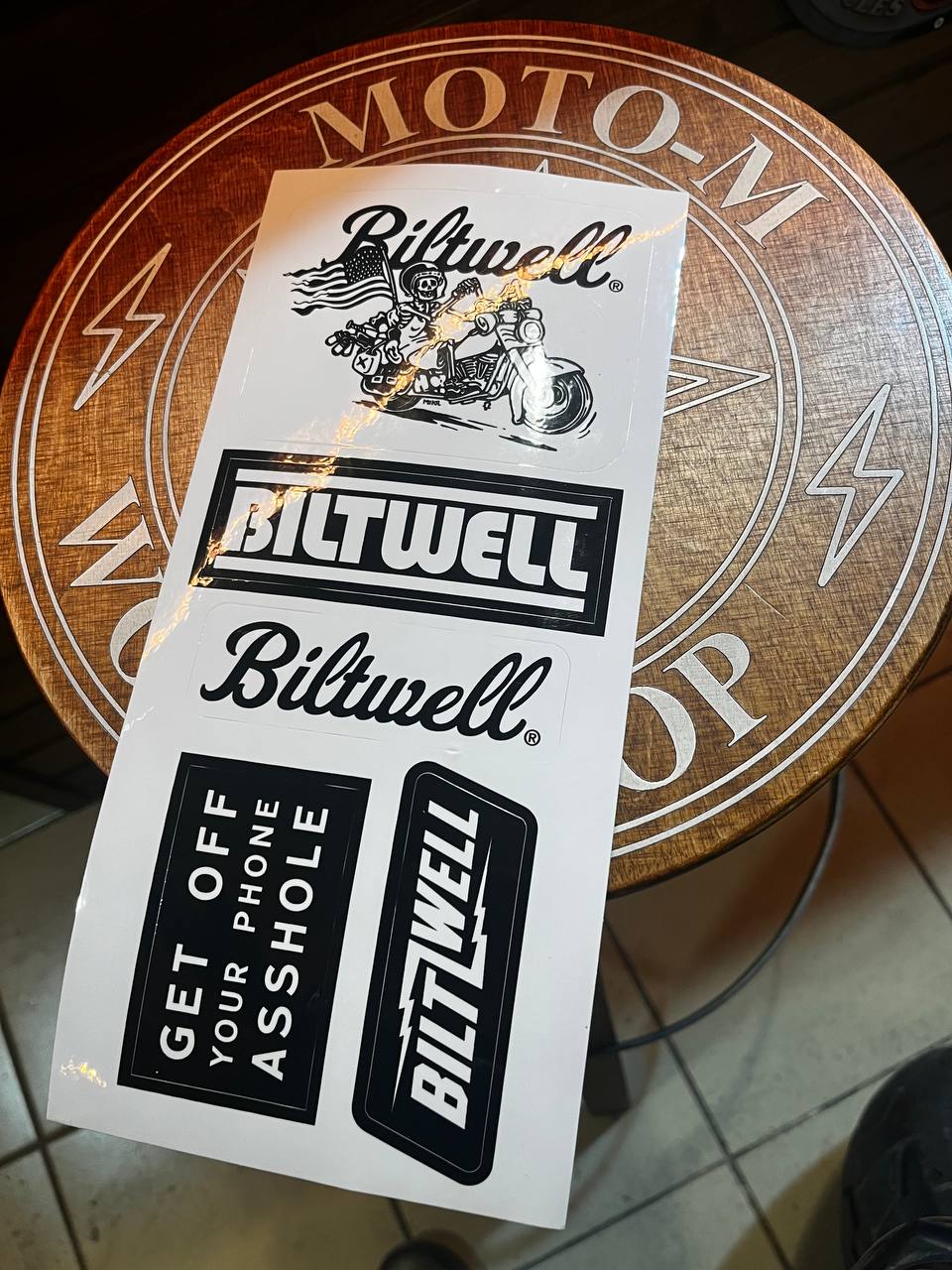 Наклейки The Biltwell - 8508-005