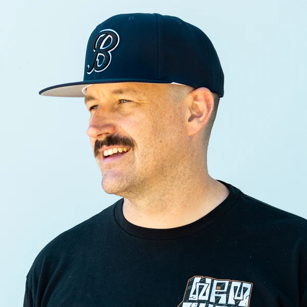 Кепка Biltwell - Script B Snap Back - Navy - 8002-4051-00