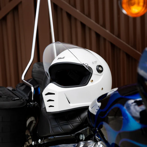 Шлем Biltwell Lane Splitter ECE R22.06 - белый глянец - размер S - 1004-104-502, 0101-16693