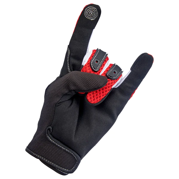 Перчатки Biltwell Inc. - ANZA GLOVES - цвет красный - размер M - 3301-4167, 1507-0801-003