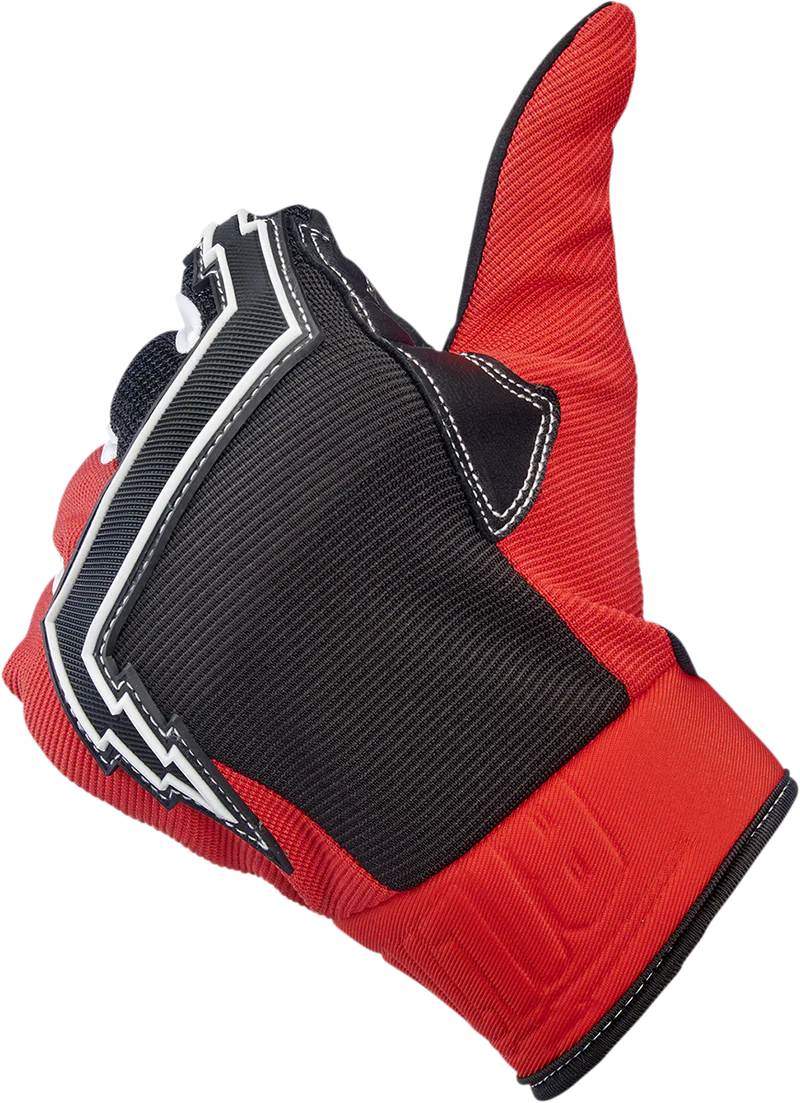 Перчатки Biltwell - Baja - красные - размер S - 3301-4196, 1508-0801-302