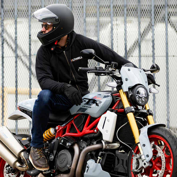 Шлем Biltwell Lane Splitter ECE R22.06 - черный матовый - размер XL - 1004-201-505, 0101-16714