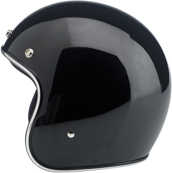 Шлем Biltwell BONANZA - 3/4 цвет - черный глянец - размер XL - 1001-101-205, 0104-1506