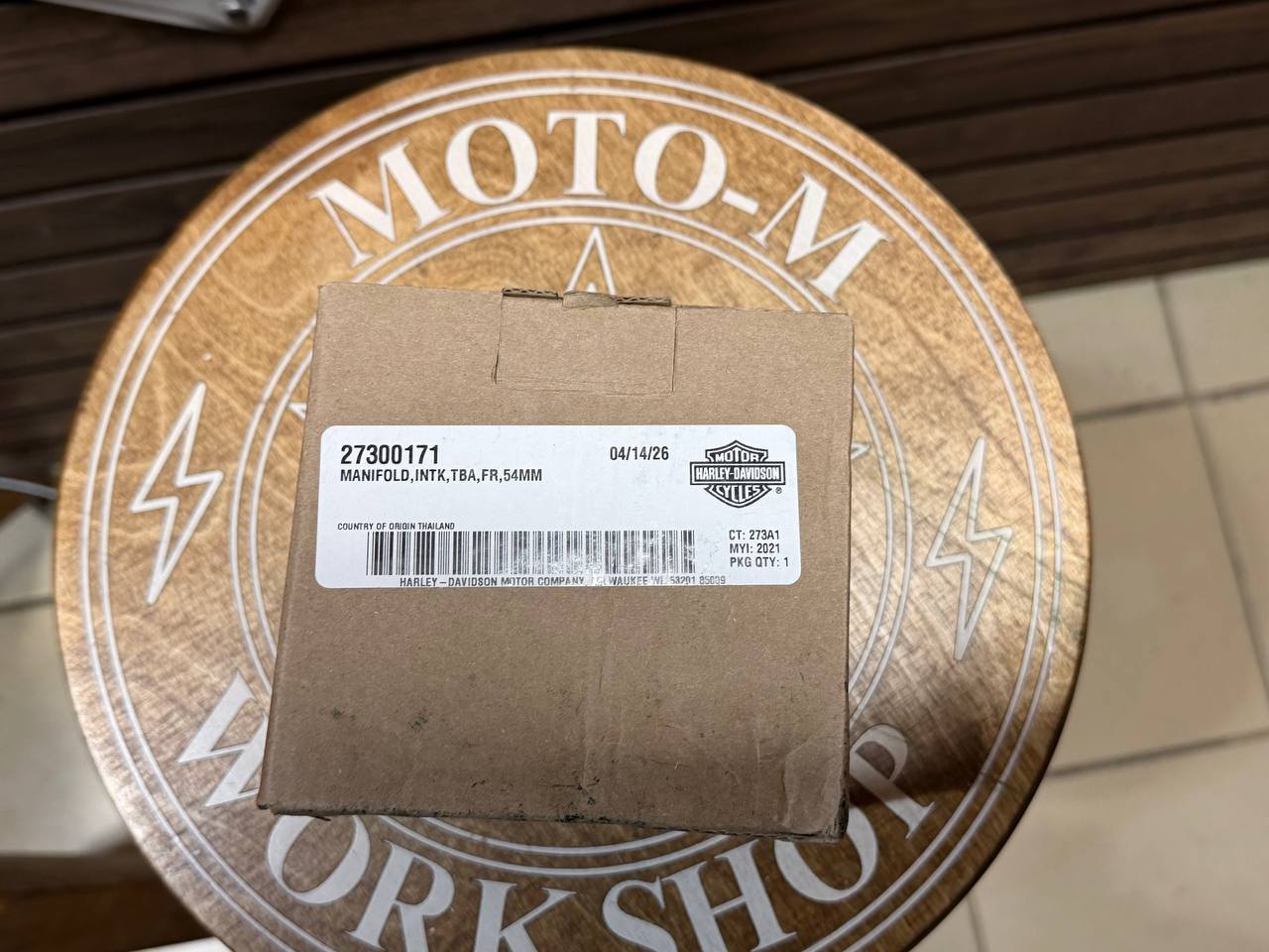 Манифолд 27300171 переднего цилиндра 54MM OEM Harley-Davidson для PAN AMERICA RA1250