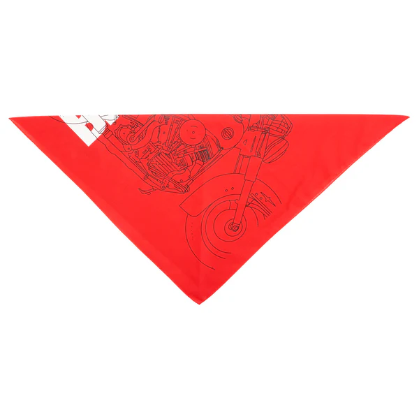Бандана Biltwell Pan Red - красный - 8606-65
