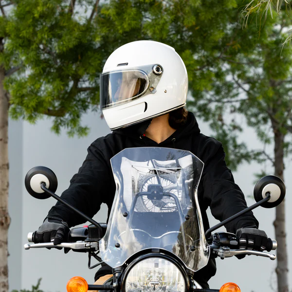 Легко тонированный плоский визор Biltwell для шлемов GRINGO S / SV - R22.06 - 1114-108