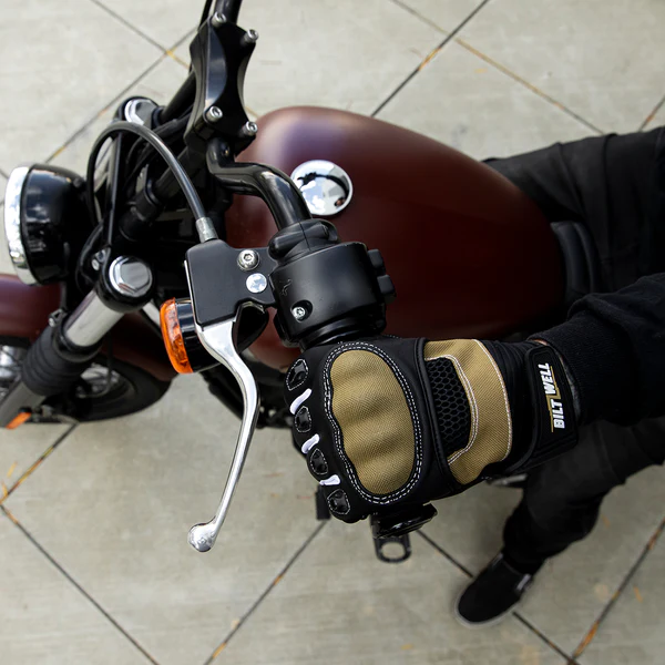 Перчатки Biltwell - BRIDGEPORT - зеленые - размер L - 3301-4222, 1509-0901-304