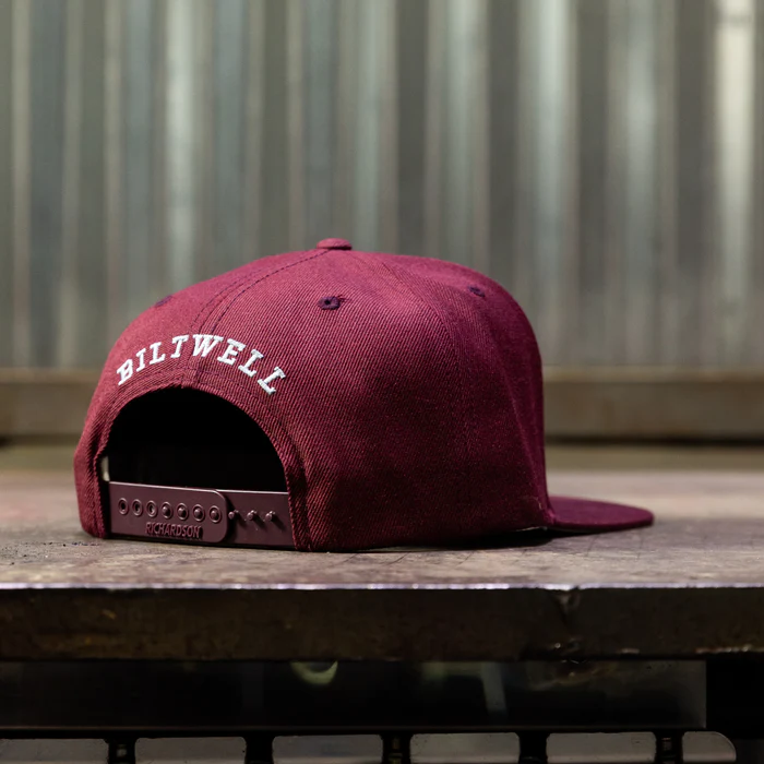 Кепка Biltwell - SCRIPT B SNAP BACK - MAROON - 8002-4040-00
