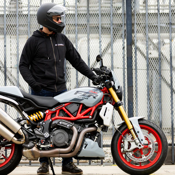 Шлем Biltwell Lane Splitter ECE R22.06 - черный матовый - размер XL - 1004-201-505, 0101-16714