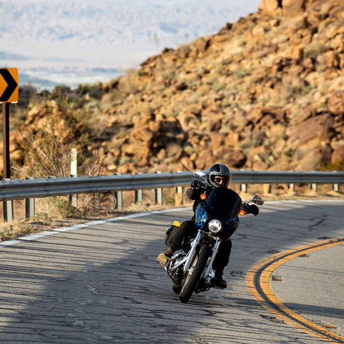 Шлем Biltwell GRINGO S ECE R22.06 - Gloss Storm Grey / Black Tracker - серо-черный с узором - размер M - 1003-562-503