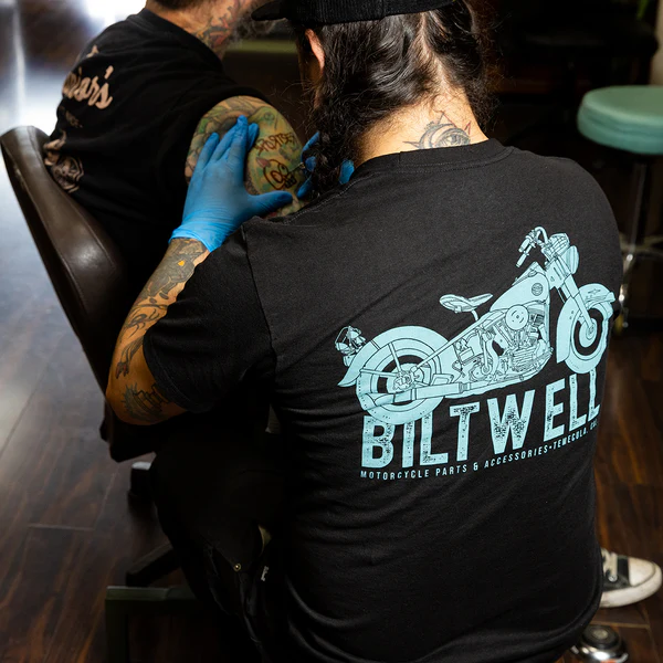 Футболка Biltwell - Old Junk Pocket T-Shirt - размер L - артикул: 8102-136-004