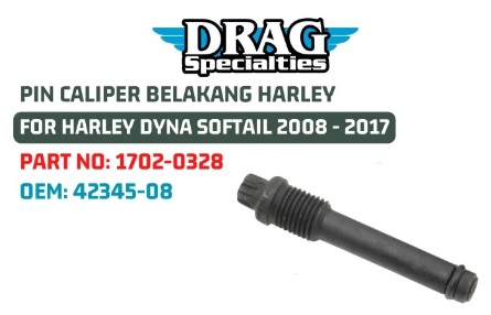 Один пинов тормозной колодки Drag Specialties для softail 08-17 - замена oem HD 42345-08 - арт. 17020328, 1702-0328 