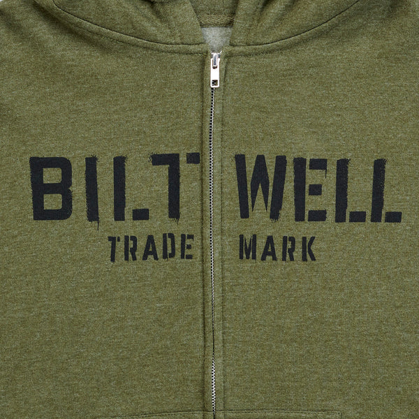 Толстовка Biltwell - Stencil Zip Hoodie SKU: 8123-139-002 - размер S - артикул: 8123-139-002