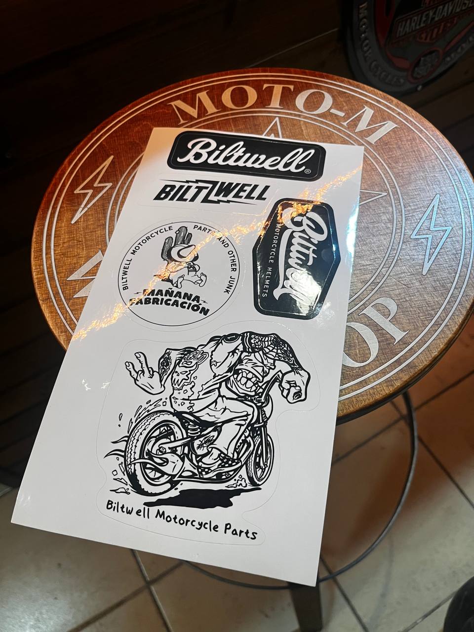 Наклейки The Biltwell - 8508-004