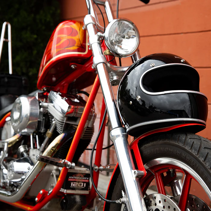 Шлем Biltwell Gringo ECE R22.06 - черный глянец - размер XS - 1002-101-501, 0101-16302