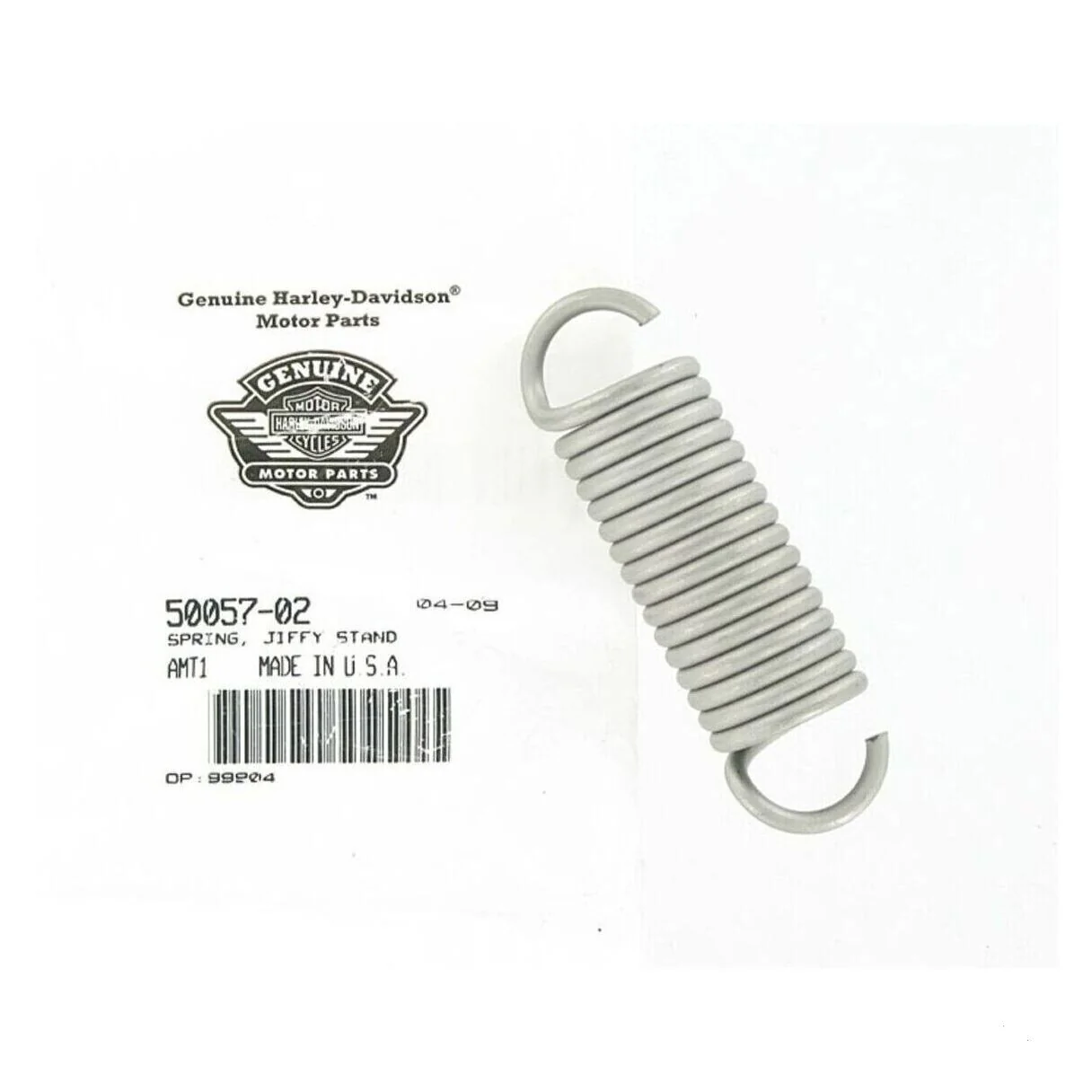 Пружина боковой подножки оригинал Harley-Davidson 50057-02