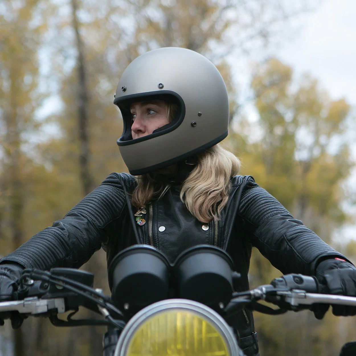 Шлем Biltwell Gringo - матовый титан - размер XXL - 1002-203-106, 0101-11431