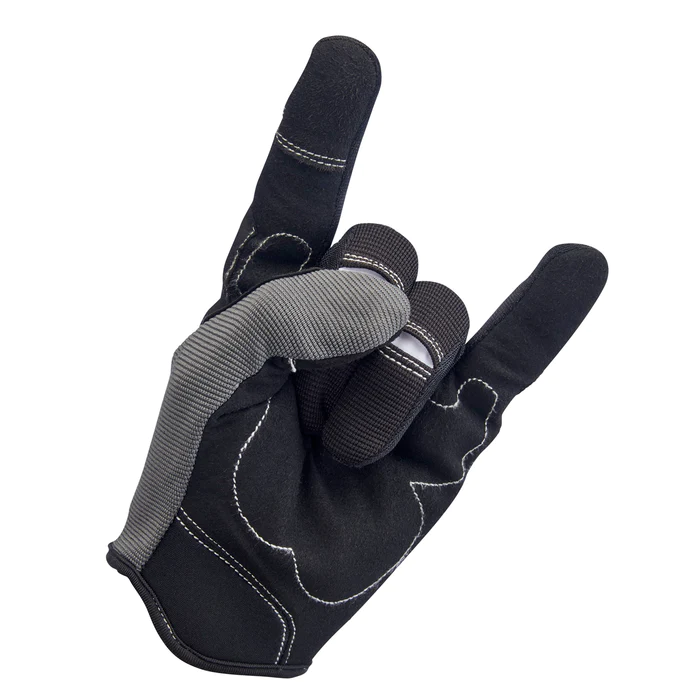 Перчатки Biltwell - MOTO GLOVES - серо-черные - размер L - 1501-1101-004