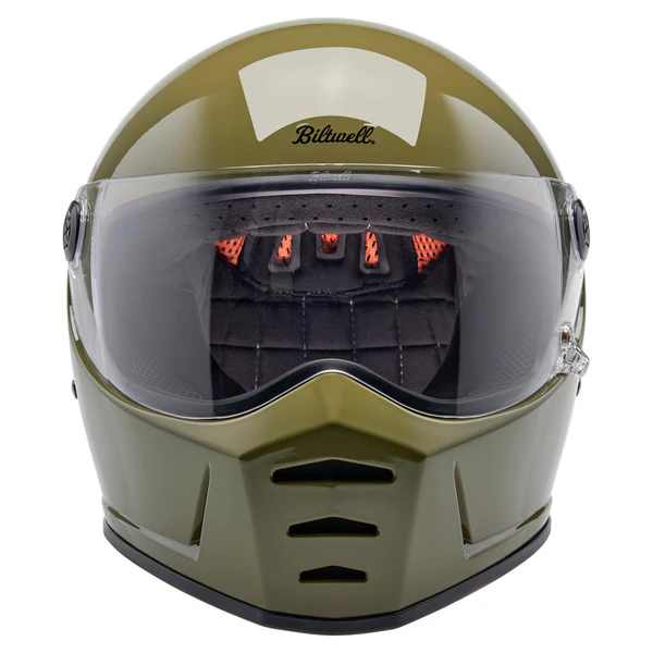 Шлем Biltwell Lane Splitter ECE R22.06 - оливковый - размер L - 1004-154-504, 0101-16707