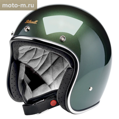 Шлем Biltwell BONANZA - 3/4 цвет - британский зеленый - размер XXL - 1001-324-206