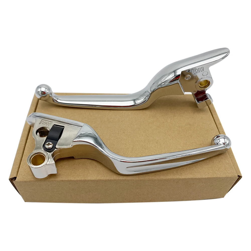 Набор ХРОМ рычаг тормоза и сцепления для Harley-Davidson Softail 15-21 - замена OEM HD 41700235a, 45080-08a - арт. 0610-1684