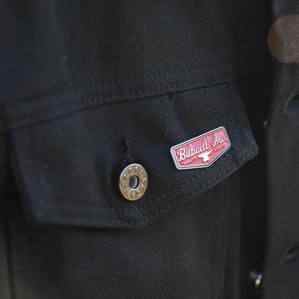 Значок The Biltwell - ENAMEL PIN - SHIELD RED/WHITE - 8602-11