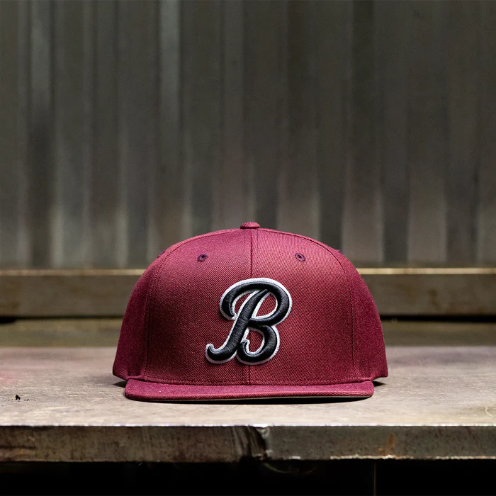 Кепка Biltwell - SCRIPT B SNAP BACK - MAROON - 8002-4040-00