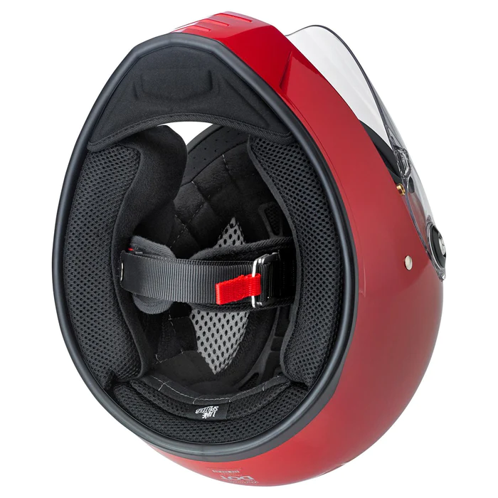 Шлем Biltwell Lane Splitter ECE R22.05 - красный глянец - размер M - 1004-837-103, 0101-13851