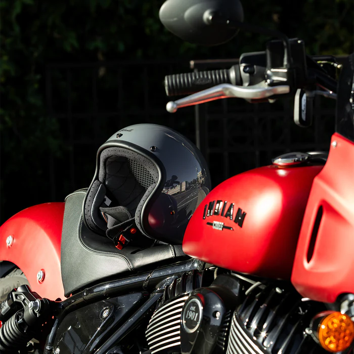 Шлем Biltwell BONANZA - 3/4 цвет -  серый глянец - размер XXL - 1001-165-206, 0104-3150