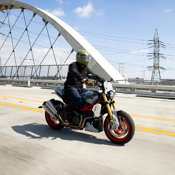 Шлем Biltwell Lane Splitter ECE R22.06 - оливковый - размер L - 1004-154-504, 0101-16707