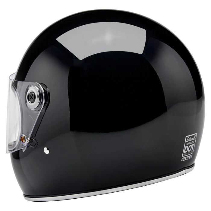 Шлем Biltwell GRINGO S - глянцевый черный - размер XS - 0101-11480, 1003-101-101