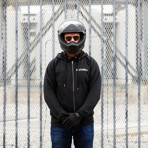 Шлем Biltwell Lane Splitter ECE R22.06 - черный матовый - размер XL - 1004-201-505, 0101-16714