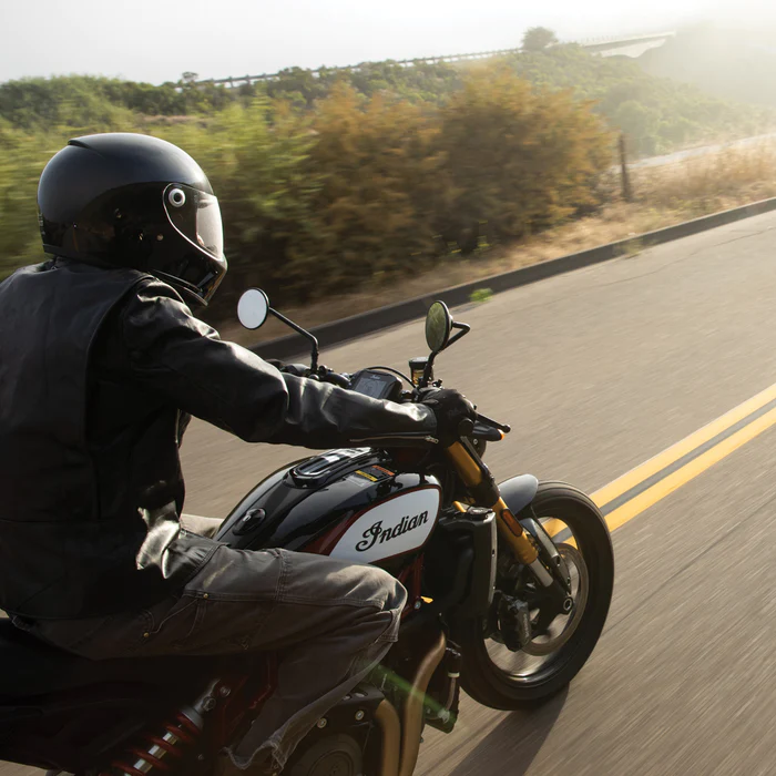 Шлем Biltwell Lane Splitter ECE R22.05 - черный глянец - размер S - 0101-9934, 1004-101-102