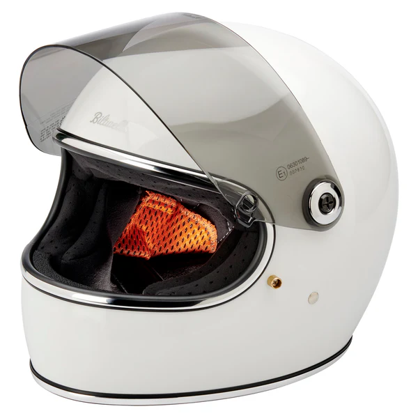 Легко тонированный плоский визор Biltwell для шлемов GRINGO S / SV - R22.06 - 1114-108