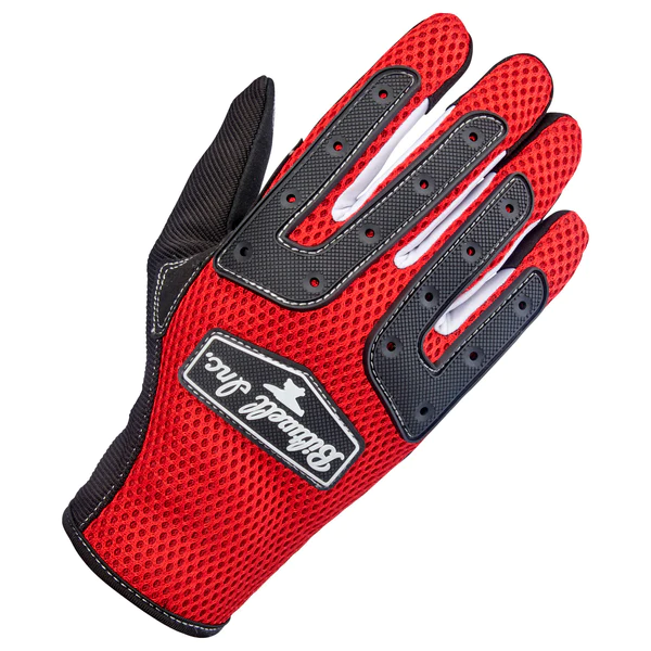 Перчатки Biltwell Inc. - ANZA GLOVES - цвет красный - размер M - 3301-4167, 1507-0801-003