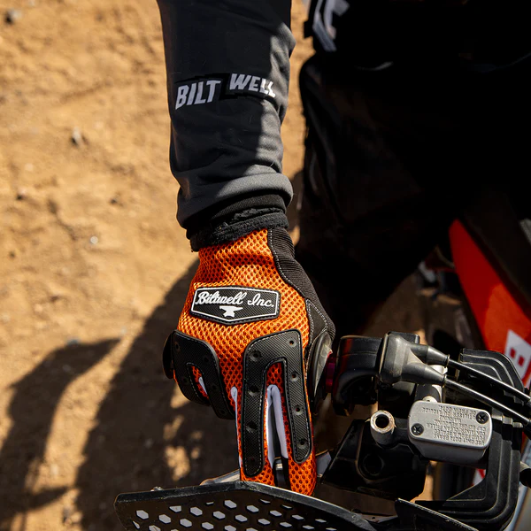 Перчатки Biltwell Inc. - ANZA GLOVES - цвет оранжевый - размер L - 3301-4174, 1507-0601-004