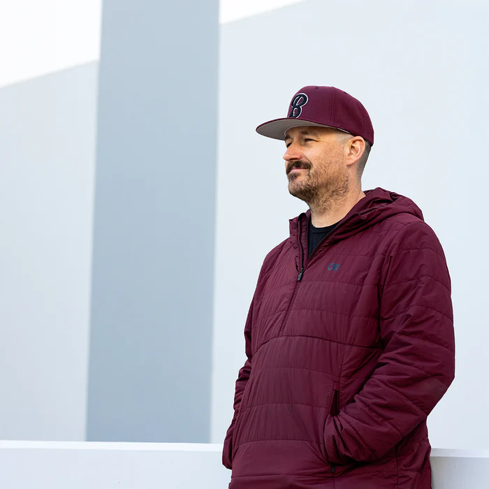 Кепка Biltwell - SCRIPT B SNAP BACK - MAROON - 8002-4040-00