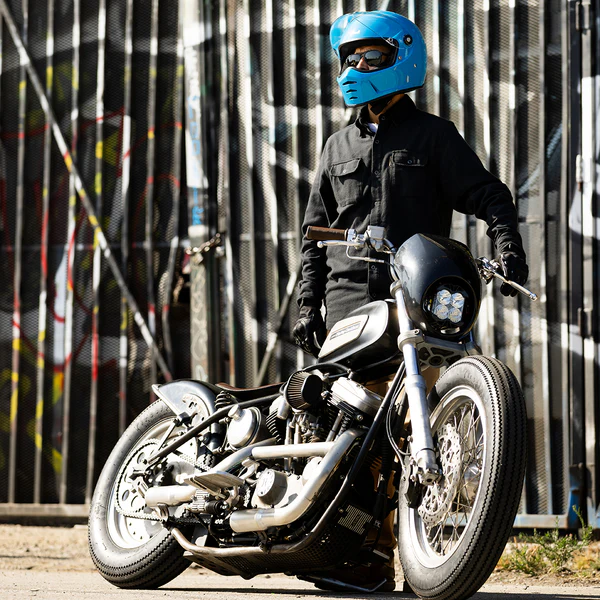 Шлем Biltwell Lane Splitter ECE R22.06 - синий глянец - размер M - 1004-129-503, 0101-16700