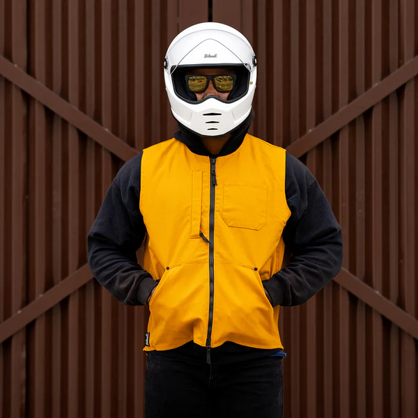 Шлем Biltwell Lane Splitter ECE R22.06 - белый глянец - размер S - 1004-104-502, 0101-16693