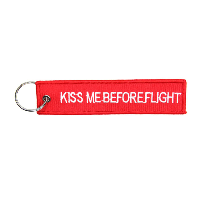 Бирка с надписью «KISS me before flight» - 574890