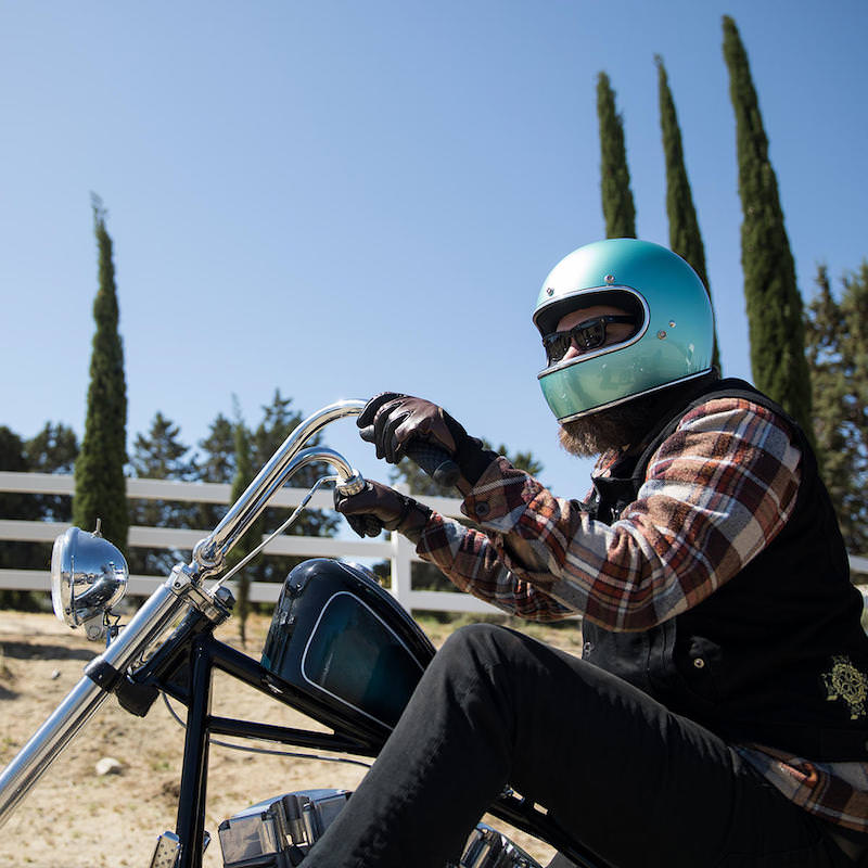 Шлем Biltwell Gringo - бирюзовый глянец - размер XL - 1002-113-105, 0101-11448