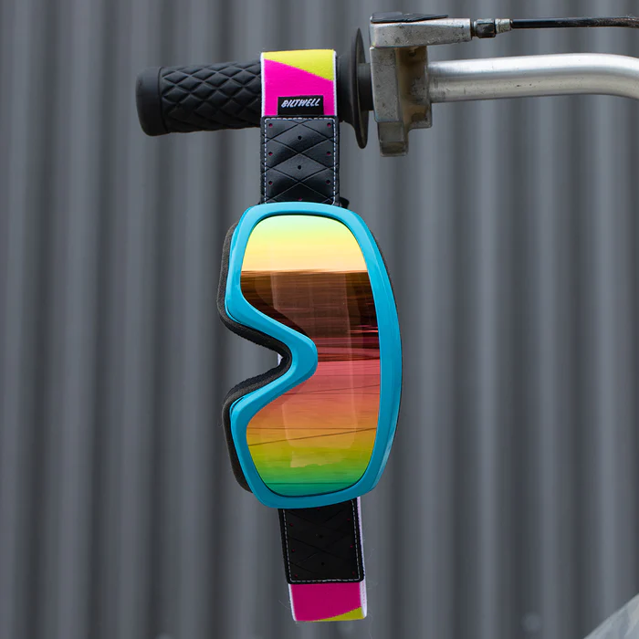 Маска Biltwell - OVERLAND 2.0 GOGGLE - голубые с полосами - 2111-9044-003