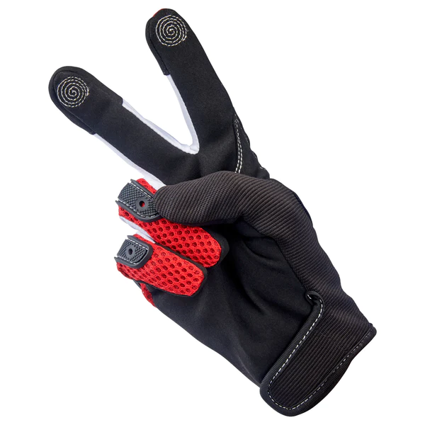 Перчатки Biltwell Inc. - ANZA GLOVES - цвет красный - размер M - 3301-4167, 1507-0801-003