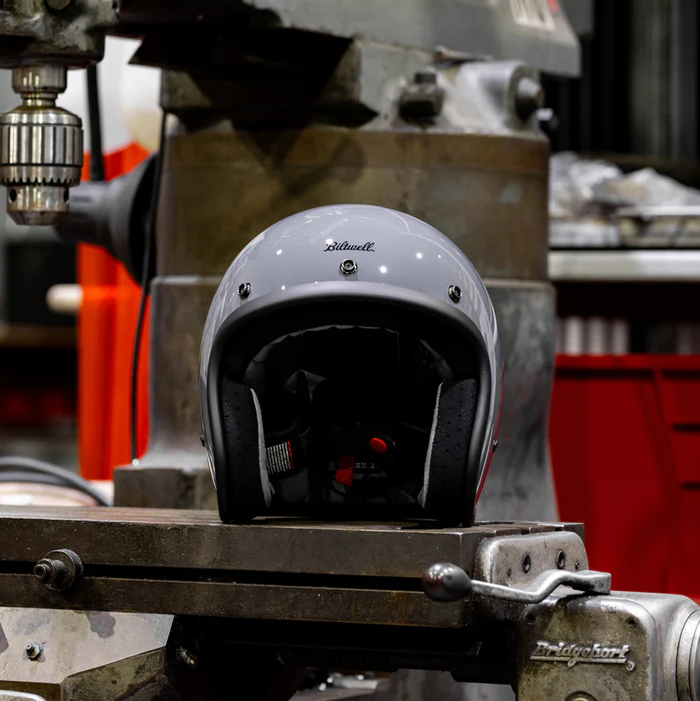 Шлем Biltwell BONANZA - 3/4 цвет -  серый глянец - размер XXL - 1001-165-206, 0104-3150