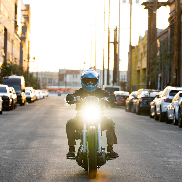 Шлем Biltwell Lane Splitter ECE R22.06 - синий глянец - размер M - 1004-129-503, 0101-16700