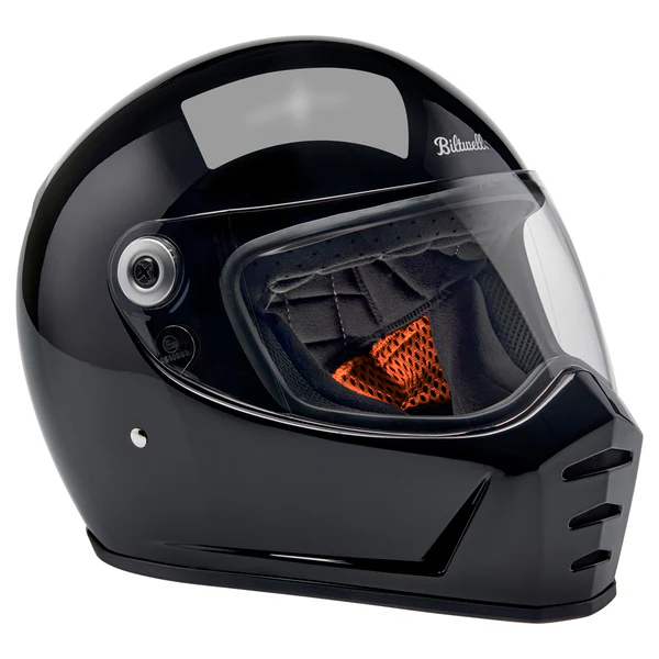 Шлем Biltwell Lane Splitter ECE R22.06 - черный глянец - размер XXL - 1004-101-506, 0101-16691